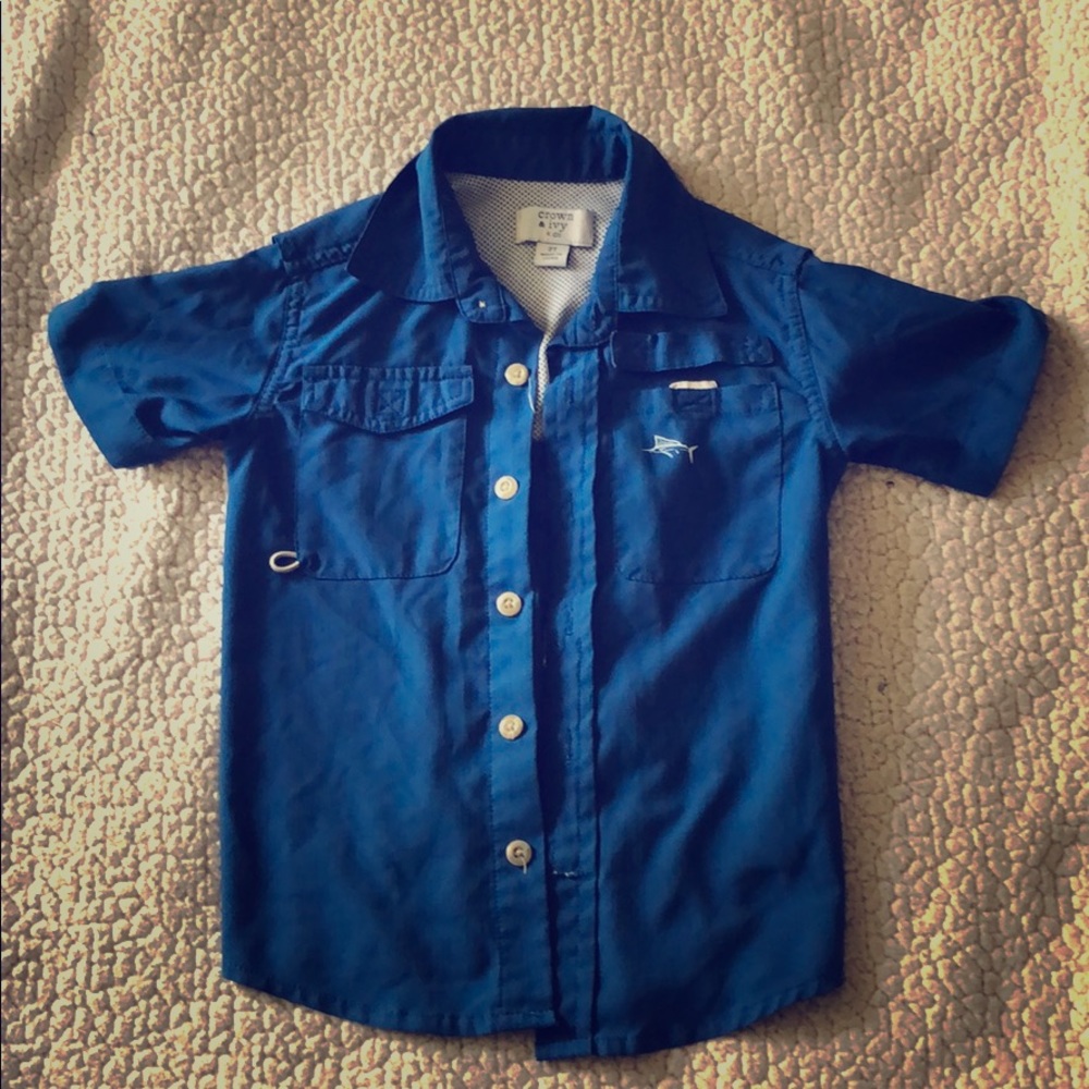Boys fishing shirt